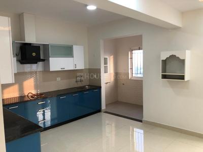 Kitchen Image of 1900 Sq.ft 3.5 BHK Apartment / Flat for rent in L And T Raintree Boulevard Cl 5, Sahakara Nagar Bengaluru for Rs. 90000