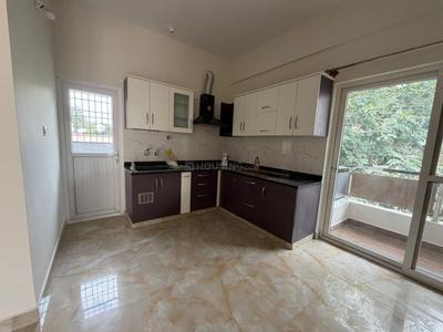 Kitchen Image of 1100 Sq.ft 2 BHK Builder Floor for rent in Jakkur Bengaluru for Rs. 45000