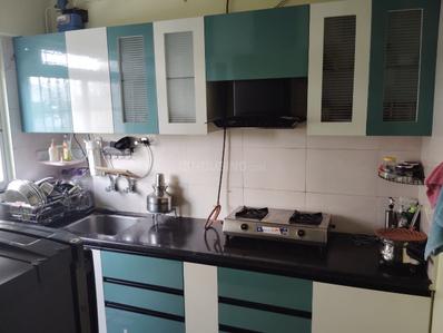 Kitchen Image of 650 Sq.ft 1 BHK Apartment / Flat for rent in Nirvaan Oneness, Hinjawadi Pune for Rs. 25000