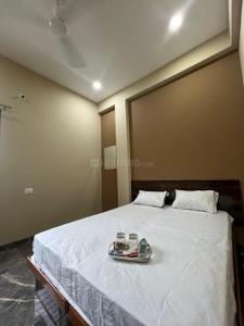 Bedroom Image of 666 Sq.ft 1 BHK Apartment / Flat for rent in Niranjanpur Indore for Rs. 18000