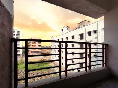 Balcony Image of 1331 Sq.ft 3 BHK Apartment / Flat for sale in New Town Kolkata for Rs. 7586700