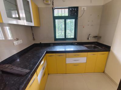 Kitchen Image of 450 Sq.ft 1 BHK Apartment / Flat for rent in Dosti Desire Dosti Joy, Thane West Thane for Rs. 22000