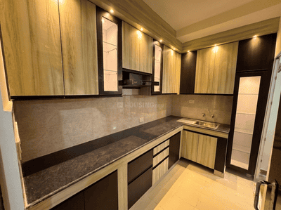 Kitchen Image of 1023 Sq.ft 3 BHK Apartment / Flat for rent in LDA Kabir Nagar, Rajajipuram Lucknow for Rs. 15000