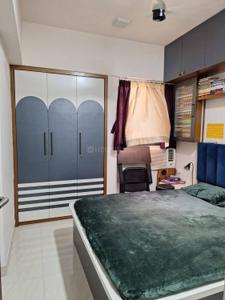 Bedroom Image of 450 Sq.ft 1 BHK Apartment / Flat for rent in Lodha Crown, Thane West Thane for Rs. 35000