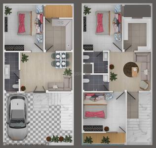 Floor Plan Image of 1700 Sq.ft 3 BHK Independent House for sale in Akhari Varanasi for Rs. 9000000