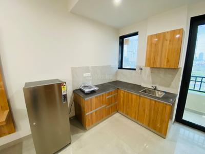 Kitchen Image of 680 Sq.ft 1 RK Builder Floor for rent in Sector 53 Gurgaon for Rs. 25000