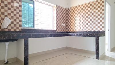 Kitchen Image of 1033 Sq.ft 3 BHK Apartment / Flat for sale in Kalikapur, EM Bypass Kolkata for Rs. 7724000