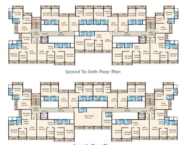 Image of 700 Sq.ft 1 BHK Apartment / Flat for sale in Pushpak Nagar, Navi Mumbai for Rs. 4050000