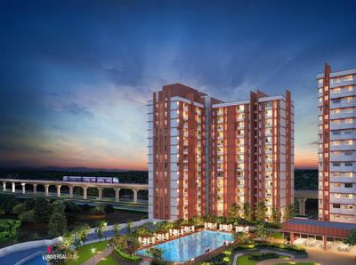 Image of 1563 Sq.ft 3 BHK Apartment / Flat for sale in Mahindra Citadel Phase 1, Pimpri, Pune for Rs. 16000000