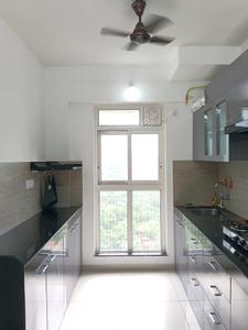 Kitchen Image of 1044 Sq.ft 3 BHK Apartment / Flat for rent in Kasarvadavali Thane for Rs. 45000