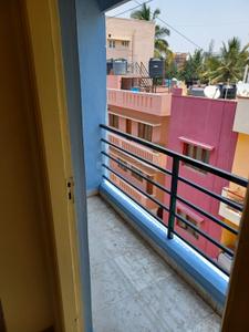 Balcony Image of 1175 Sq.ft 2 BHK Builder Floor for rent in Murugeshpalya Bengaluru for Rs. 30000