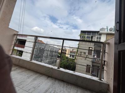 Balcony Image of 1050 Sq.ft 3 BHK Builder Floor for rent in Saket New Delhi for Rs. 35000