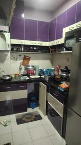 Kitchen Image of 640 Sq.ft 2 BHK Apartment / Flat for rent in Siddha Town, Rajarhat Kolkata for Rs. 22000