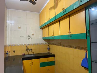 Kitchen Image of 1000 Sq.ft 2 BHK Apartment / Flat for rent in Devi Prasad Green Park CHS, Airoli Navi Mumbai for Rs. 40000