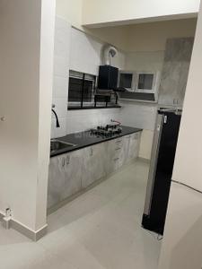 Kitchen Image of 700 Sq.ft 1 BHK Apartment / Flat for rent in Murugeshpalya Bengaluru for Rs. 32000