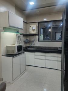 Kitchen Image of 2200 Sq.ft 3 BHK Apartment / Flat for rent in Swastik Sygnora Sky, Adajan Surat for Rs. 35000