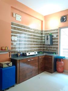 Kitchen Image of 780 Sq.ft 2 BHK Apartment / Flat for sale in Bidhan Pally Kolkata for Rs. 4500000