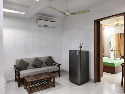 Living Room Image of 1100 Sq.ft 1 BHK Builder Floor for rent in Sector 56 Gurgaon for Rs. 42000