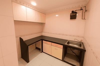Kitchen Image of 650 Sq.ft 1 BHK Apartment / Flat for sale in Nerul Navi Mumbai for Rs. 9300000