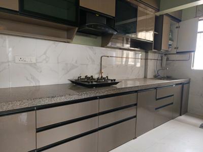 Kitchen Image of 1020 Sq.ft 2 BHK Apartment / Flat for rent in Kumar Corp Park Infinia Phase IV, Fursungi Pune for Rs. 28000