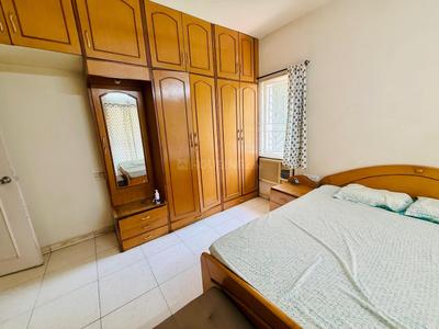Bedroom Image of 1300 Sq.ft 2 BHK Apartment / Flat for rent in Naiknavare Sylvan Heights, Aundh Pune for Rs. 46000