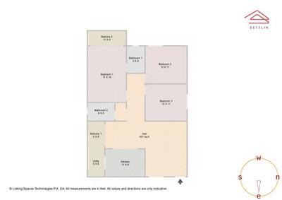 Image of 1360 Sq.ft 3 BHK Apartment / Flat for sale in Icon SN Luxuria by Icon Costructions, Kothanur, Bengaluru for Rs. 14300000