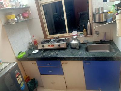 Kitchen Image of 550 Sq.ft 1 BHK Apartment / Flat for sale in Nalasopara West Nala Sopara for Rs. 2600000