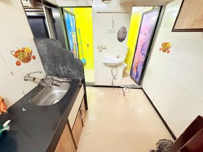 Kitchen Image of 275 Sq.ft 1 RK Apartment / Flat for rent in Sai Darshan CHS, Andheri East Mumbai for Rs. 24000