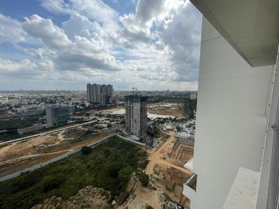 Balcony Image of 1640 Sq.ft 3 BHK Apartment / Flat for rent in Vario Homes, Hebbal Bengaluru for Rs. 80000