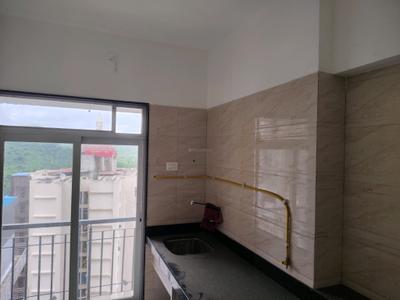 Kitchen Image of 690 Sq.ft 1 BHK Apartment / Flat for rent in Kavya Hill View, Kasarvadavali Thane for Rs. 17250