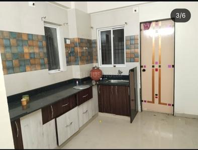Kitchen Image of 771 Sq.ft 3 BHK Apartment / Flat for rent in Dwarkesh Avenue, Mayur Nagar Jamnagar for Rs. 23000
