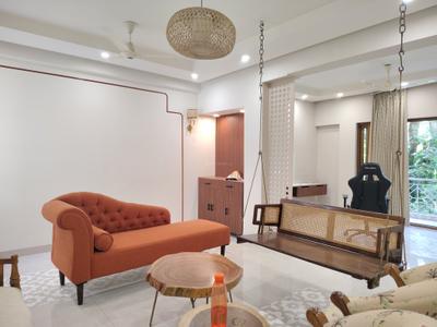 Living Room Image of 1800 Sq.ft 3 BHK Apartment / Flat for rent in Vasant Kunj New Delhi for Rs. 100000