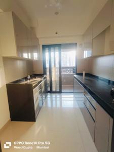 Kitchen Image of 1050 Sq.ft 2 BHK Apartment / Flat for rent in Omkar Veda Exclusive, Parel Mumbai for Rs. 130000