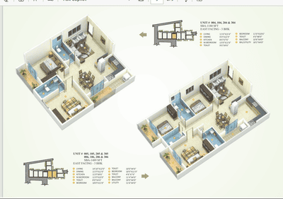 Image of 1180 Sq.ft 2 BHK Apartment / Flat for sale in Hennur, Bengaluru for Rs. 7400000