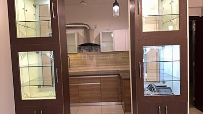 Kitchen Image of 1350 Sq.ft 3 BHK Apartment / Flat for rent in ABA Cleo County, Sector 121 Noida for Rs. 53000