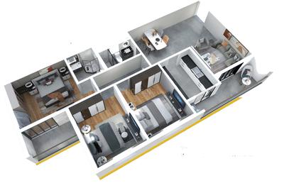 Image of 1497 Sq.ft 3 BHK Builder Floor for sale in Tankapani Road, Bhubaneswar for Rs. 8100000