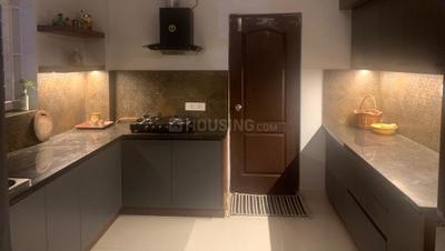 Kitchen Image of 1631 Sq.ft 3 BHK Apartment / Flat for sale in Gangothri Nakshatra, Puppalaguda Hyderabad for Rs. 16000000