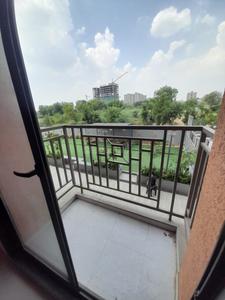 Balcony Image of 899 Sq.ft 3 BHK Apartment / Flat for rent in S Cube Aadhvan Rise, Bopal Ahmedabad for Rs. 20500