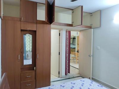 Bedroom Image of 1400 Sq.ft 3 BHK Apartment / Flat for rent in Kaggadasapura Bengaluru for Rs. 54000