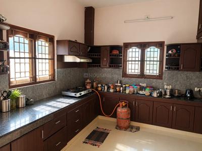 Kitchen Image of 1200 Sq.ft 1 BHK Independent House for rent in Cheran Ma Nagar Coimbatore for Rs. 15000