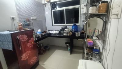 Kitchen Image of 720 Sq.ft 1 BHK Apartment / Flat for rent in Garve Golden Treasures, Punawale Pune for Rs. 17000