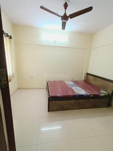 Bedroom Image of 590 Sq.ft 1 BHK Apartment / Flat for rent in Magarpatta Zinnia, Magarpatta City Pune for Rs. 27000