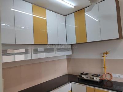 Kitchen Image of 1210 Sq.ft 2 BHK Apartment / Flat for sale in Savvy Swaraaj Pragati Ph 2B, Gota Ahmedabad for Rs. 6200000