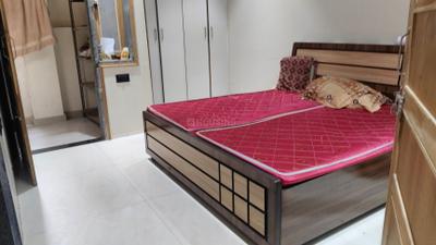 Bedroom Image of 600 Sq.ft 1.5 BHK Builder Floor for rent in Durgapura Jaipur for Rs. 25000