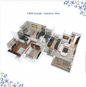 Image of 1631 Sq.ft 3 BHK Apartment / Flat for sale in Oree Cloud 51, Bavdhan, Pune for Rs. 14200000