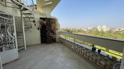 Balcony Image of 1500 Sq.ft 3 BHK Apartment / Flat for rent in Lunkad Orchids, Viman Nagar Pune for Rs. 67000