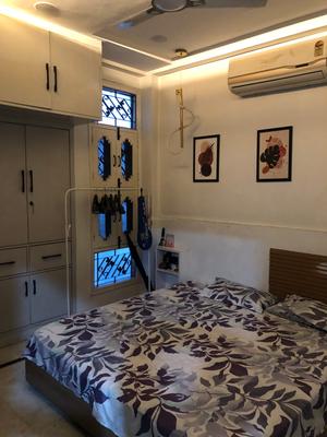 Bedroom Image of 1300 Sq.ft 3 BHK Builder Floor for rent in Jaipuria Sunrise Enclave, Kaushambi Ghaziabad for Rs. 40000
