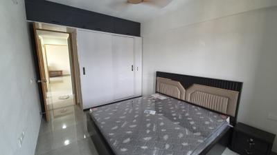 Bedroom Image of 2000 Sq.ft 3 BHK Apartment / Flat for rent in Gardania Skyrise, Zundal Ahmedabad for Rs. 38000