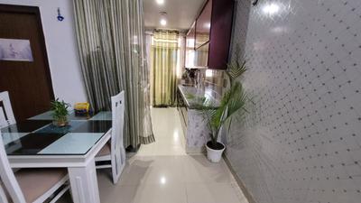 Kitchen Image of 1200 Sq.ft 2 BHK Apartment / Flat for rent in GTM The Capital Mig And Lig Apartment, Sahastradhara Road Dehradun for Rs. 27000