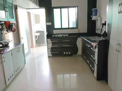 Kitchen Image of 1000 Sq.ft 3 BHK Apartment / Flat for rent in Naranpura Ahmedabad for Rs. 36000